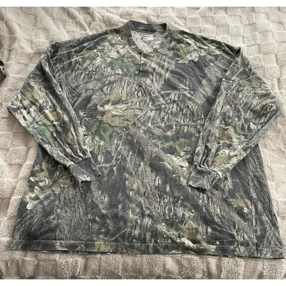 Lot of 3 Hunting Camo T-Shirts Size 2XL Long Sleeve Shadow Branch Pro Gear - Picture 7 of 7